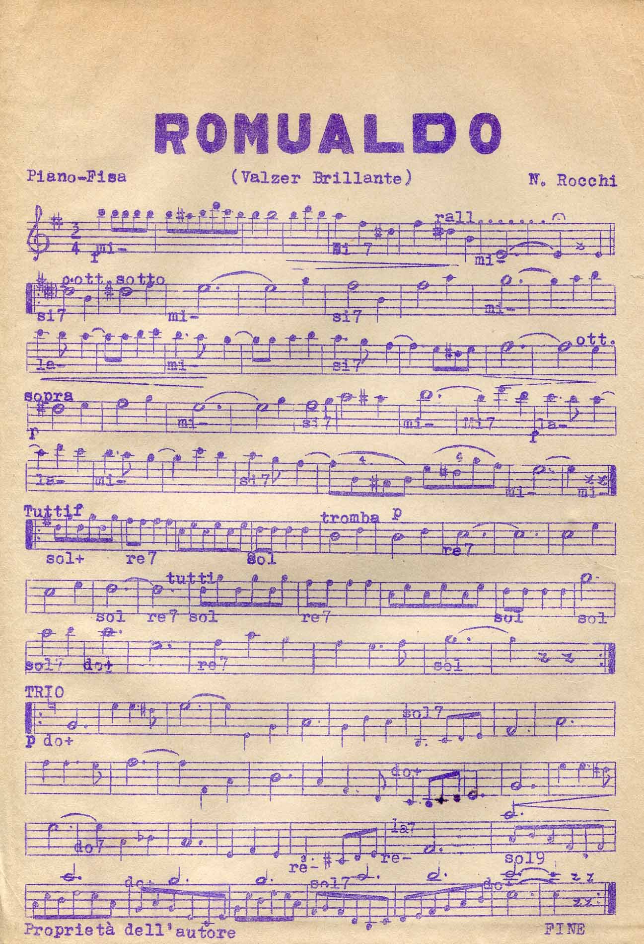 Romualdo: valzer brillante
